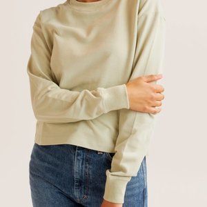 Kotn Airy Sweatshirt in Moss